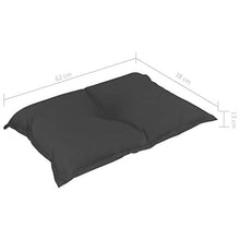 3 pz Cuscino spalliera per Divano in Pallet, 160g/㎡ Poliestere, Comoda spalliera, per mobili e Arredamento da Giardino, in Tessuto