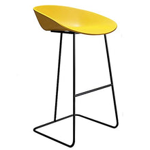 WHOJA Sgabelli da Bar semplicità Moderna Sedie da Bar in Ferro battuto Sgabello Alto da caffè Cucina per la casa Sedia per la Colazione Mobili da Bar Altezza 65/75 cm Sedia da Pranzo
