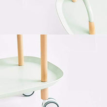 Quattro Ruote portatile strumento di archiviazione Carrello Mensola da cucina in plastica ABS mobile flessibile capacità grande cucina sala da pranzo soggiorno mensola verde erba 2 colori 57.5X37X59cm