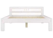 Erst-Holz Solido Elegante Letto Bianco in Pino massello 120x200 con doghe rigide 60.64-12W