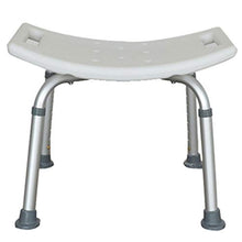 LXLAMP Sgabello per Vasca ergonomico da Doccia Vecchio Sgabello da Bagno Antiscivolo, Staffa in Alluminio/Sgabello in Plastica/Tappetino Antiscivolo / 6 Altezza Regolabile (Size : A)