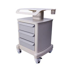 Carrello Dell'attrezzatura Medica, Carrello dello Strumento della Clinica Dell'ospedale, Carrello Mobile del Carrello per L'analizzatore di Imaging A Ultrasuoni con Tre Cassetti （ABS）