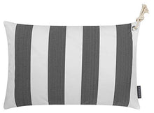 Magma Heimtex - Fodera per cuscino Santorin Outdoor Oeko-Tex, 40 x 60 cm, antracite