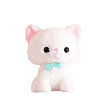 YiXing - Peluche a forma di gatto con gattino, 1 pezzo, colore: nero, altezza: 30 cm