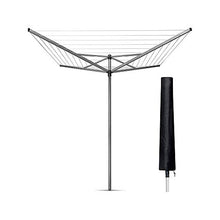 TTAototech - Copristendibiancheria rotante, 20 x 20 x 1 cm, impermeabile, con cerniera 600D, rivestimento in PVC Oxford ad alta densità, colore: nero