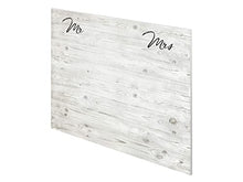 Marchio Amazon - Movian, testiera in stile moderno, modello Kolva, 2,2 x 160 x 110 cm, con stampa "Mr & Mrs"
