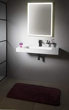 Lavabo sospeso, 90 x 46 cm, bianco, Rockstone