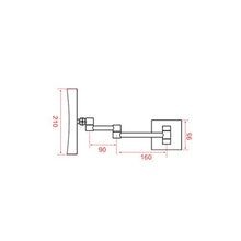 HXYSJ Specchio ingranditore a Parete, Specchio di Illuminazione a LED,   Specchio cosmetico allungabile su Un Lato, 3X Specchio di ingrandimento, for Il Bagno, Piazza Moda