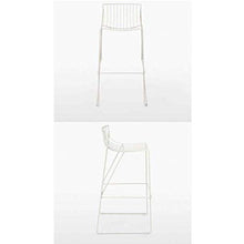 Yxsd Industriali Vintage Bar Stool impilabili Sgabelli for La Prima Colazione Pianale da cucina e la casa con schienale del sedile Spugna Black Iron moderno for Sedie da pranzo Pub è piedini del metal