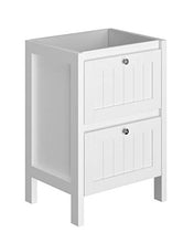 Allibert - Set di mobili da Bagno, mobiletto sotto lavabo, Specchio premontato, 60 cm, Bianco