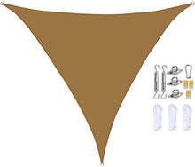 Ombreggiante,Tenda Da Sole Triangolo Tenda Parasole, Panno Oxford Traspirante Blocco UV Tenda A Vela Da Esterno,Perfetta Per Tettoia Da Esterno Giardino Patio Piscina Campeggio,C,3.6 * 3.6 * 3.6m