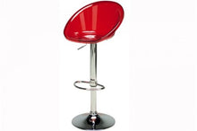 Grandsoleil a sfera gas sgabello regolabile, in policarbonato, rosso rubino, 49.5 x 43.5 x 106 cm