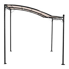 Uniprodo Gazebo Pergola Pergola da Giardino Uni_Gazebo_ 3X2.5B (2,6 x 3 m, Crema, Poliestere 180 g/m2)