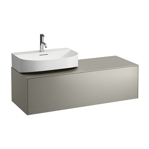 Laufen Cassettiera Running Sonar, 1 cassetto, Adatta per lavabo H816341, H816342, Apertura a Sinistra per lavabo, colorazione: Rame/Nero Marquina - H4054520341411