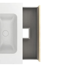Amizuva Niwa Mobile da bagno, in legno, 80 cm, 3 pezzi