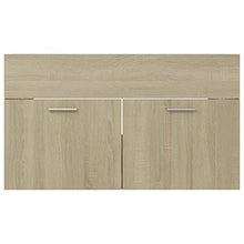 vidaXL Set Mobili da Bagno 2 pz Rovere Sonoma in Truciolato