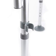 Sfeomi Sgabello per Doccia Portatile Sedile da Bagno in Alluminio con Schienale e Braccioli Panca da Doccia Regolabile da 5 Altezza Sedia con Telaio Largo Piedini in Gomma Antiscivolo Carico Max 100kg