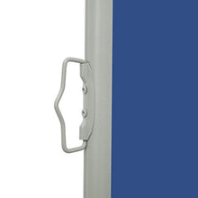 VidaXL - Tendone laterale estensibile, 140 x 500 cm, colore: Blu