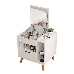 Comodino Stoccaggio Domestica di pompaggio Assemblea Addensare da Letto Soggiorno Corridoio Bagno Locker Studio Multifunzione 45X39X92cm FANJIANI (Color : White)