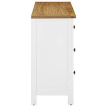 Festnight Cassettiera | Credenza con 6 Cassetti Mobiletto Mobile Arredo 105x33,5x73 cm in Legno Massello di Rovere