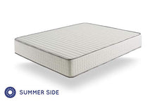 Naturalex | Memory S | Materasso Memory Matrimoniale 160x190 cm ad Alto Adattamento Di Forma | Anatomico in Lattice e Schiuma Memo-Sensibile Multi Densità | Sistema Auto Ventilante | Semirigido