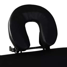 Portatile professionale pieghevole lettino da massaggio,Lettino da massaggio con struttura in alluminio, pieghevole 2 zone nero
