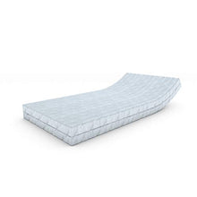 MSS® Revasana Premium senza materasso a zone, 70 x 170 cm, H4 da 100 kg = duro con rivestimento trapuntato in fibra climatica.