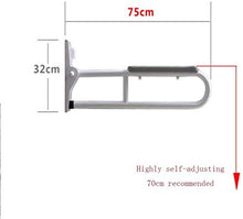 Maniglioni da Bagno Non Slip Pieghevole Supporto Maniglia della Guida, Bagno corrimano, di Sicurezza Bagno bracciolo, Doccia Anziani Balance disabili Accessori da Bagno
