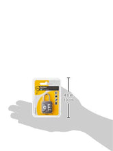 Yale Lucchetto da viaggio a combinazione YP1/28/121/1G grigio, arco 28 mm, ideale per borse e valigie