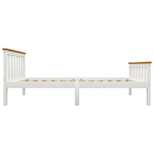 SKM Giroletto con 2 Cassetti Bianco in Massello di Pino 100x200 cm (27.9kg) Bianco-0433