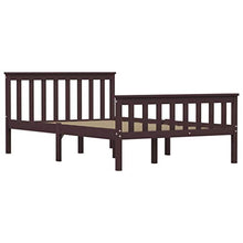 BIGTO - Struttura per letto in legno di pino massello, per camera da letto, stile B, 120 x 190 cm