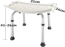 Sgabello per Doccia Sgabello da doccia Bagno Seat Sgabello da bagno Sedia da bagno - Altezza regolabile - antiscivolo - Alluminio leggero - Anziani Donne disabili Sedia da bagno per donna incinta