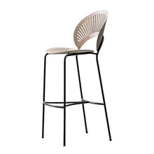 XIAOQIAO Sgabelli da Bar, sgabelli Alti ad Altezza Fissa 55 cm / 60 cm / 70 cm / 75 cm, con Schienale Grazioso e Confortevole, Design ergonomico, per Isola Cucina