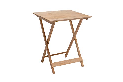 Tavolo pieghevole in legno, 60x60x75 cm