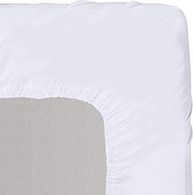 Utopia Bedding Coprimaterasso Trapuntato 160x200 cm, Coprimaterasso Fino a 30 CM di profondità, Materasso Topper (Bianco)