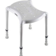 Sgabello Doccia - Invacare Aquatec DOT - Sgabello Bagno per Anziani - Sedia Doccia - Regolabile in Altezza - Piedini Antiscivolo in Gomma - Grigio