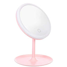 AITAOZI Specchio per Il Trucco LED Ricaricabile Illuminato, USB Ricaricabile Specchio a vanità Touchscreen Dimmable LED Luce per Il Trucco cosmetico controsoffitto