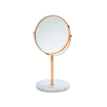 Specchio per il trucco Portatile rotondo Rotativabile Specchio Trucco retrò Desktop Destraggio Specchio Specchio HD Diable-Lay-Medico Specchio Desktop Specchio di bellezza per camera da letto Bagno so