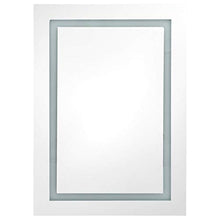 GOTOTOP Armadietto a specchio, moderno, a LED, per bagno, per casa, hotel, bagno, 50 x 13 x 70 cm