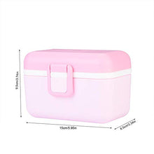 DAUERHAFT Scatola portaoggetti, ripetutamente e Resistente, per conservare Latte in Polvere, Frutta e Caramelle, Contenitore per Latte in Polvere(Pink)