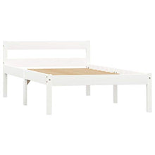SKM Giroletto con 2 Cassetti Bianco in Massello di Pino 90x200 cm (22.77kg)