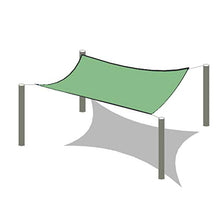DANDAN Rete Ombreggiante Rete Anti-età Rete Solare Patio/Balcone/Auto/Tetto/Frutta E Verdura/Pianta Grassa Rete Ombreggiante Ago Piatto Verde (Size : 10 * 10m)