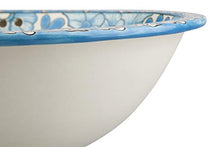 Lorena - Lavabo da incasso Talavera messicano, modello Cerames, 44,5 x 36 x 13 cm, ovale