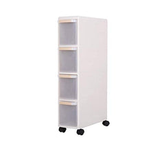 BUDBYU Armadio Laterale Stretto, Armadio Laterale Trapuntato Armadio cassettiera Armadio Bambino Armadio da Cucina cassettiera da Bagno risparmia Spazio