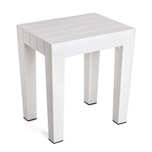 TATAY Lombok, Sgabello ad Alta Resistenza e Sicurezza, Bianco, 38 x 29 x 41 cm, 44365501