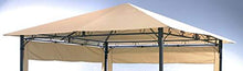 QUICK STAR Tetto di Ricambio per Gazebo da Giardino, 3 x 3 m, Colore Beige