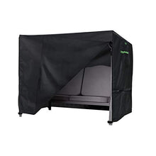 AWNIC Copertura per Altalena per Sedia a Dondolo da Giardino Copertura per Altalena Durevole per Esterni Anti-UV Impermeabile Ntivento e Antipolvere 210x125x170cm