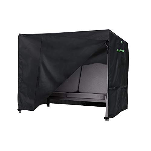 AWNIC Copertura per Altalena per Sedia a Dondolo da Giardino Copertura per Altalena Durevole per Esterni Anti-UV Impermeabile Ntivento e Antipolvere 210x125x170cm
