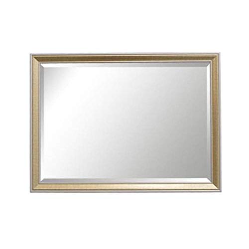 AJH Specchi da Bagno Specchio da Parete Specchio da Trucco Specchi da Bagno Specchi da Bagno Specchi da Parete rettangolari con Cornice Grande Specchio da toeletta smussa