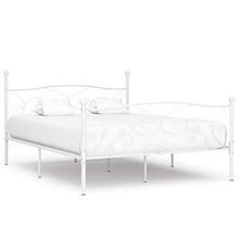 SKM Giroletto con Doghe Bianco in Metallo 180x200 cm (24.6kg)